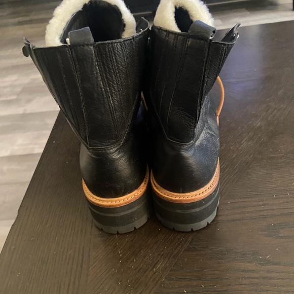 Marc Fisher Black and Tan Ankle Boots - Picture 3 of 6